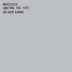 #BCC0C5 - Silver Sand Color Image